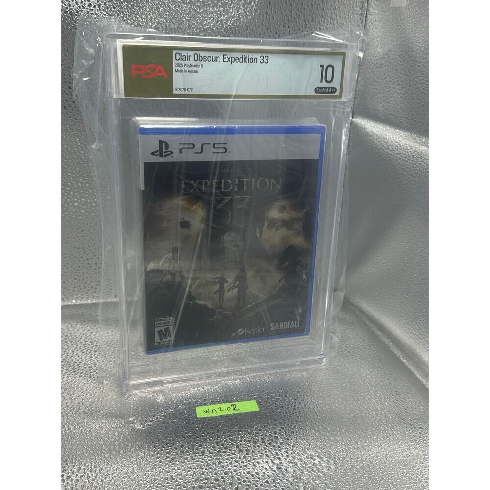 Clair Obscur: Expedition 33, Sony PlayStation 5, PS5, PSA Graded 10 A++